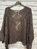 1962 Cotton Knit Sweater: Beige