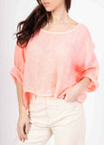 18415 TOP IN LINEN SPRING SUMMER CLOTHING: MOLE