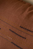 Linen Meadow Pillowcase: Cinnamon Brown / 20"x28" / 50x70 cm
