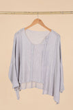 61113 100% COTTON SWEATER: KAKI