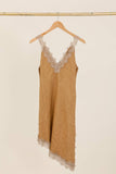 100% Linen Dress REF. 73696: Terracotta