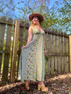 Green Patchwork Sundress