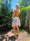 Ivory wrap pixie skirt