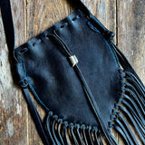 Dakota Leather Fringe Crossbody, Fringe Bags, Leather Bag: Rustic Caramel / Earthy