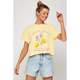 WHEN LIFE GIVES YOU LEMONS MAKE LIMONCELLO VINTAGE GRAPHIC C: IVORY / S
