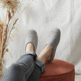 MITA Unisex Felt Mule Slippers EU36-EU46: Rust Orange / EU37 (UK4)