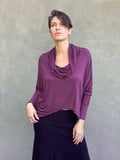 Dolman Cowl Top: Moss / O/S