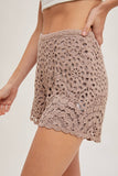 CROCHET SHORTS: MUSHROOM / L