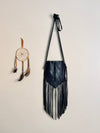 Dakota Leather Fringe Crossbody, Fringe Bags, Leather Bag: Rustic Caramel / Earthy