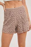 CROCHET SHORTS: MUSHROOM / L