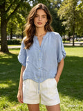 Linen shirt REF. 7359: Blanc