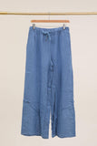 100% Linen Trousers REF. 5105: White