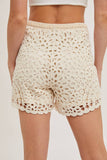 CROCHET SHORTS: MUSHROOM / L
