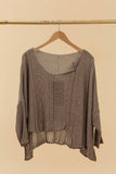 61113 100% COTTON SWEATER: MOLE