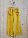 REF 6507 100% LINEN TROUSERS TWO POCKETS: PISTACHIO