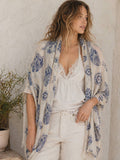 JC021249 Beige-Blue Owl Scarf