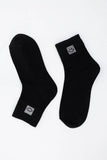 Happy Feet Embroidered Socks 🙃 - Fun Vibes: Teal