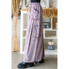 WASHED 3D POCKET SLOUCHY WIDE LEG PANTS: SLATE / S-M-L(2-2-2)
