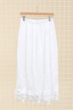 Fancy eyelet embroidery trousers 9204 100% linen: TAUPE