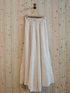 REF 30201 WIDE LEG LINEN PANTS 100%: CAMEL