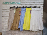 100% COTTON skirt 65358: Persimmon