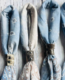 Denim Hues Hand Dyed Bandanas : Bandanas Only