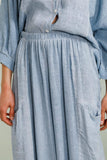 100% Linen Trousers REF. 9530: White