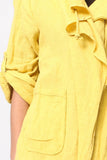 100% Linen Vest REF. 9679: Beige