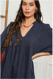 100% linen dress REF. 1109: Khaki