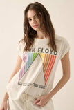 Pink Floyd Dark Side of the Moon Graphic Tee: Ivory / M