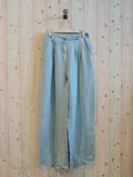 REF 30523 TROUSERS WITH ONE BUTTON 100% LINEN: HEAVENLY