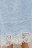 Linen Skirt REF. 80126: Taupe