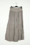 100% linen trousers REF.30235: Light Grey / Unique