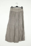 100% linen trousers REF.30235: Light Grey / Unique