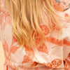 Cotton Kimono Bathrobe Frida Cardigan Gown - Orange Owl