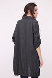 100% Linen Vest REF. 9679: Wasabi