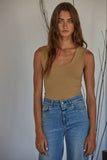 S1187N | Double Layered Seamless Top: Hyacinth / SM