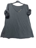 69461 BASIC COTTON TSHIRT: Beige