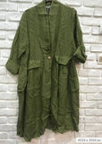 Jacket 62411 100% linen made in Italy: Rouille