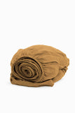 Pure Linen Fitted Sheet – Effortless Bed Style: Cinnamon Brown / US Queen