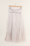100% COTTON skirt 65358: Beige