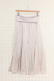 100% COTTON skirt 65358: Beige