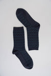 Boho Chic Zig Zag Pattern Socks – Cozy & Stylish for Fall: Ivory
