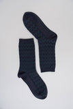 Boho Chic Zig Zag Pattern Socks – Cozy & Stylish for Fall: Ivory