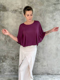 Flutter Top: Steel / M/L