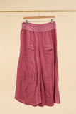 100% linen trousers REF.30235: Light Grey / Unique