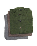 Solid Cotton Kurta: Bronze / Medium