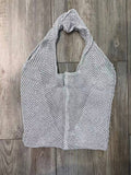 Openwork cotton bag REF.51381: Wasabi