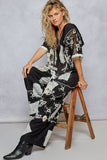 Solid Lace Patch Detail Woven Pants: OLIVE STRIPE / S
