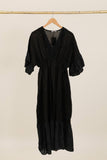 Linen dress REF. 72341: Wasabi